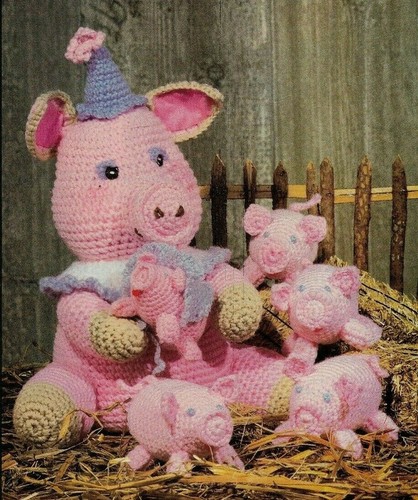 Piggy family mama babies - family, &